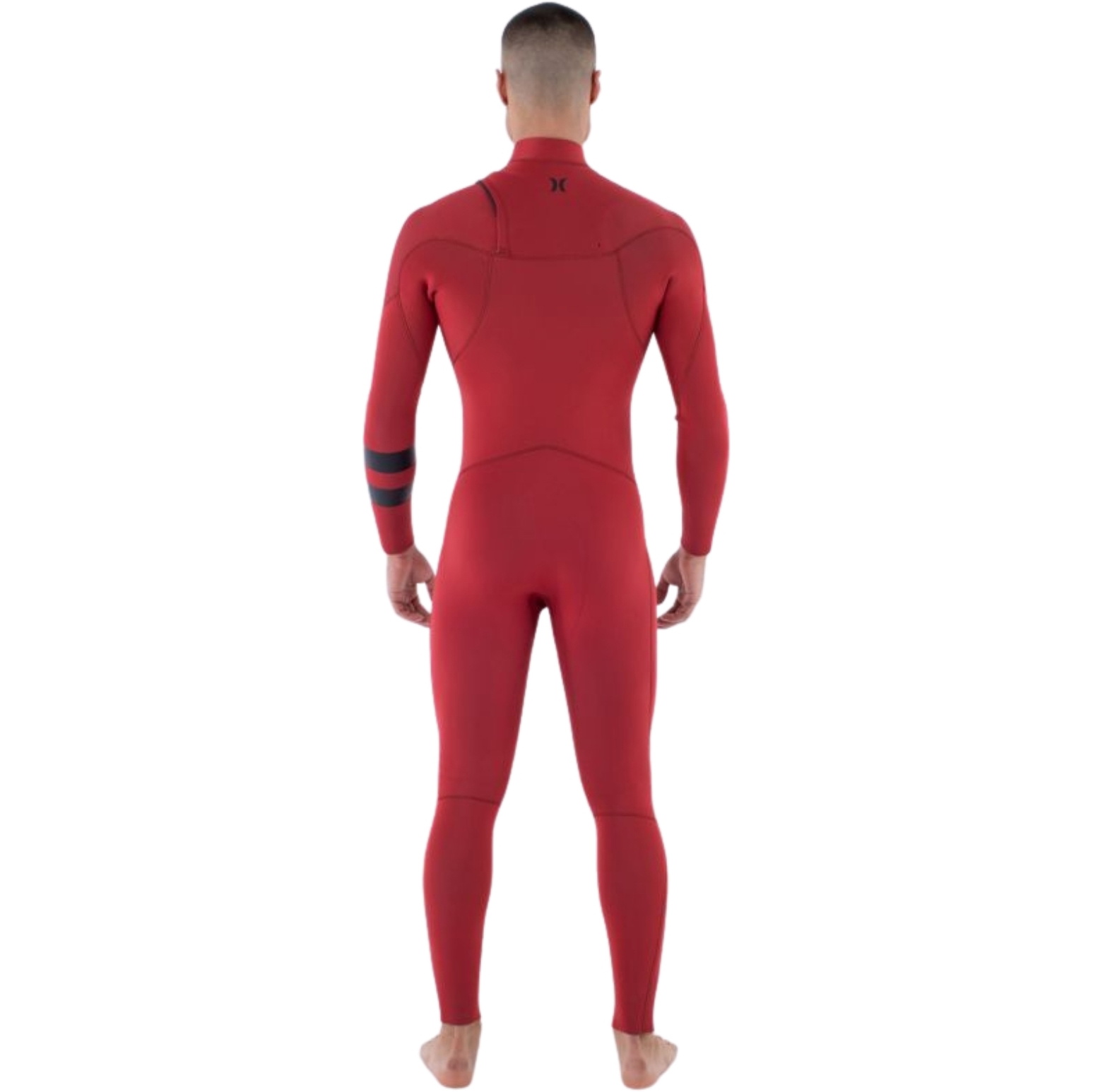 2025 Hurley Da Uomo Air 4/3mm Chest Zip Muta MFS0013413 - American Beauty